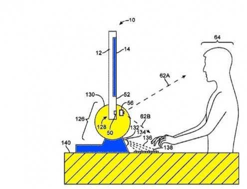 蘋果新專利：聽(tīng)說(shuō)有角度攝像頭和虛擬鍵盤更配？