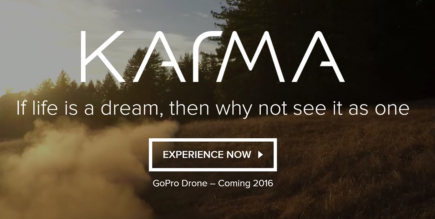 GoPro 的首款航拍機名字叫「Karma」